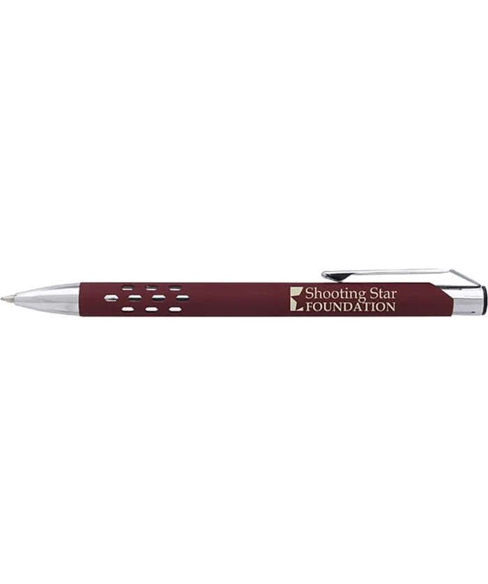 Laser Engraved Souvenir Metal Armor Gel Ballpoint Pen - Image 3