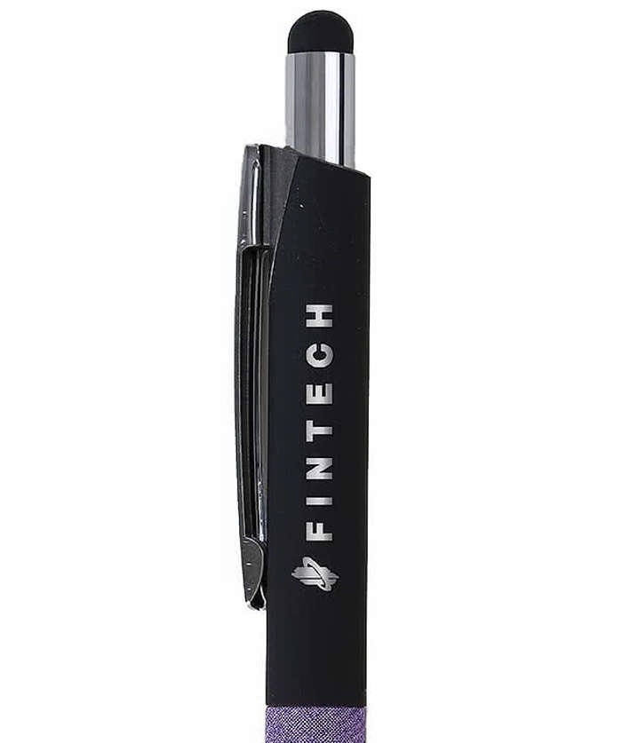 Laser Engraved Ecometal Denim Stylus Pen - Image 4
