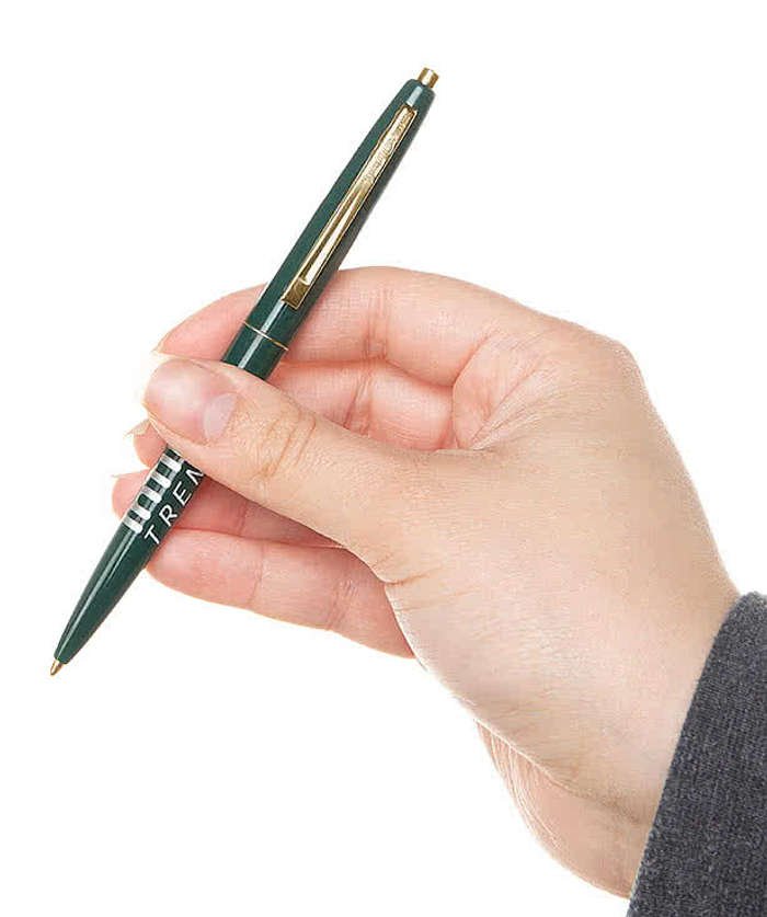 Clic Gold Trim Ballpoint Pen - Image 5