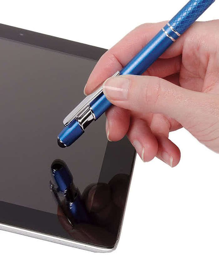 Laser Engraved Textari Diamond Etched Grip Stylus Pen - Image 3