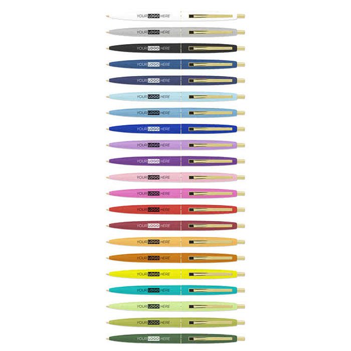 Clic Gold Trim Ballpoint Pen - Image 3