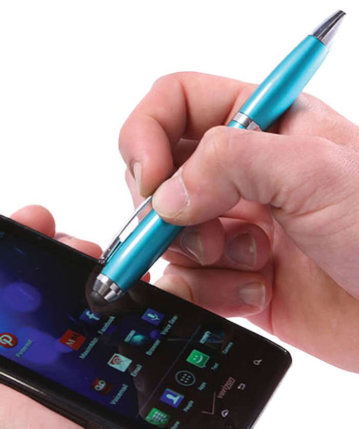 Curvaceous Metallic Stylus Pen - Image 3