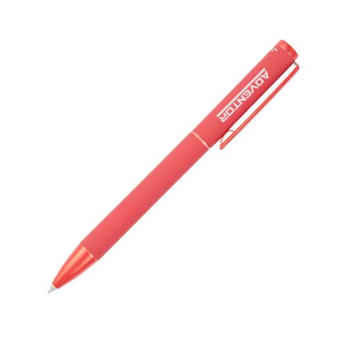 Full Color Harper Soft Touch Recycled Aluminum Gel Pen