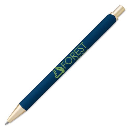 Laser Engraved Recycled Brass Ultra Gel Ballpoint Pen (black ink)