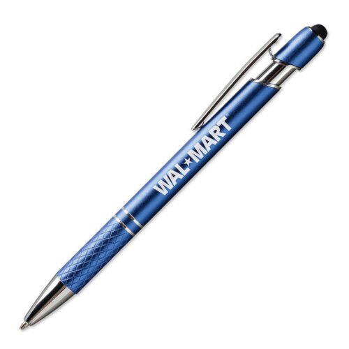 Laser Engraved Textari Diamond Etched Grip Stylus Pen