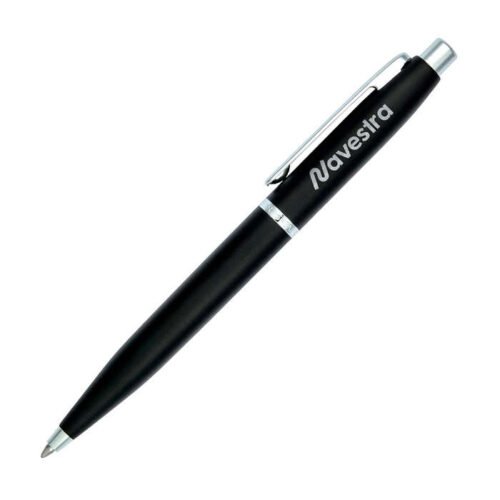 Laser Engraved Sheaffer VFM Matte Black Ballpoint Pen