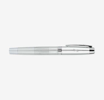 Laser Engraved Newton Recycled Brass Gel Rollerball Pen - Image 2