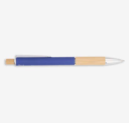 Full Color Bamboo Soft Touch Ballpoint Pen - Image 2