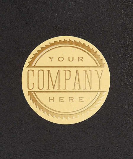 Embossed 1.5" Circle Roll Labels (Roll of 500) - Image 2