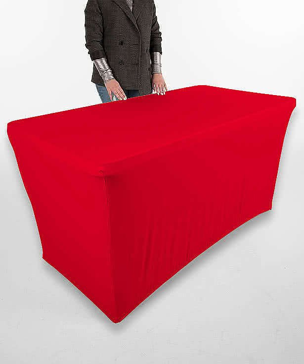 Full Color 6' Ultrafit Curve Open-Back Stretch Tablecloth - Image 5