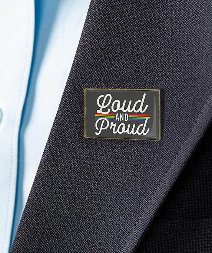 Rectangular Lapel Pin - Image 2