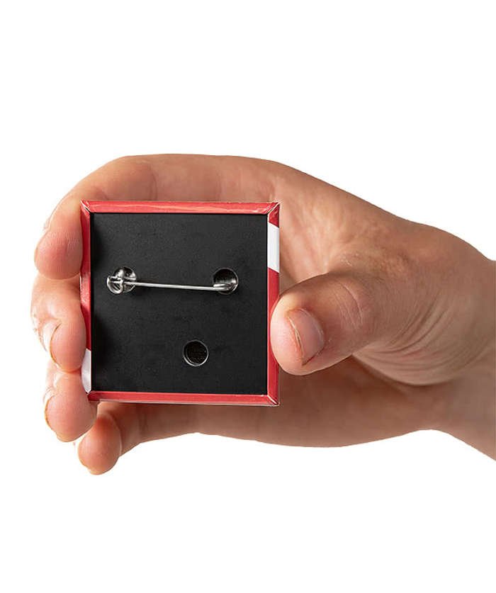 2" Square Button - Image 3