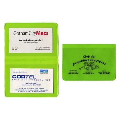 Translucent Fold Over Card Case
