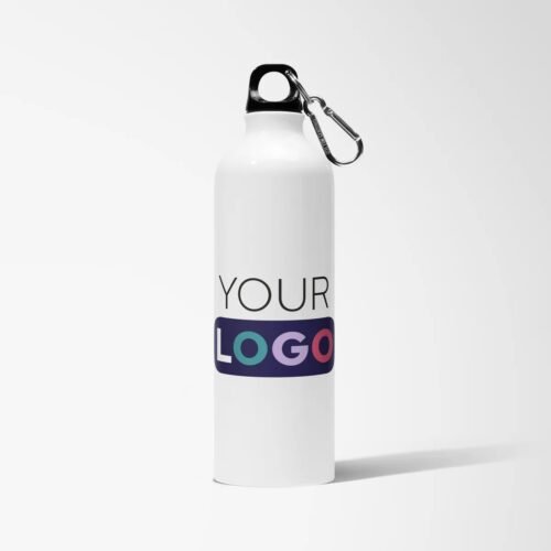 Full Color 26 oz. Aspen Water Bottle with Carabiner