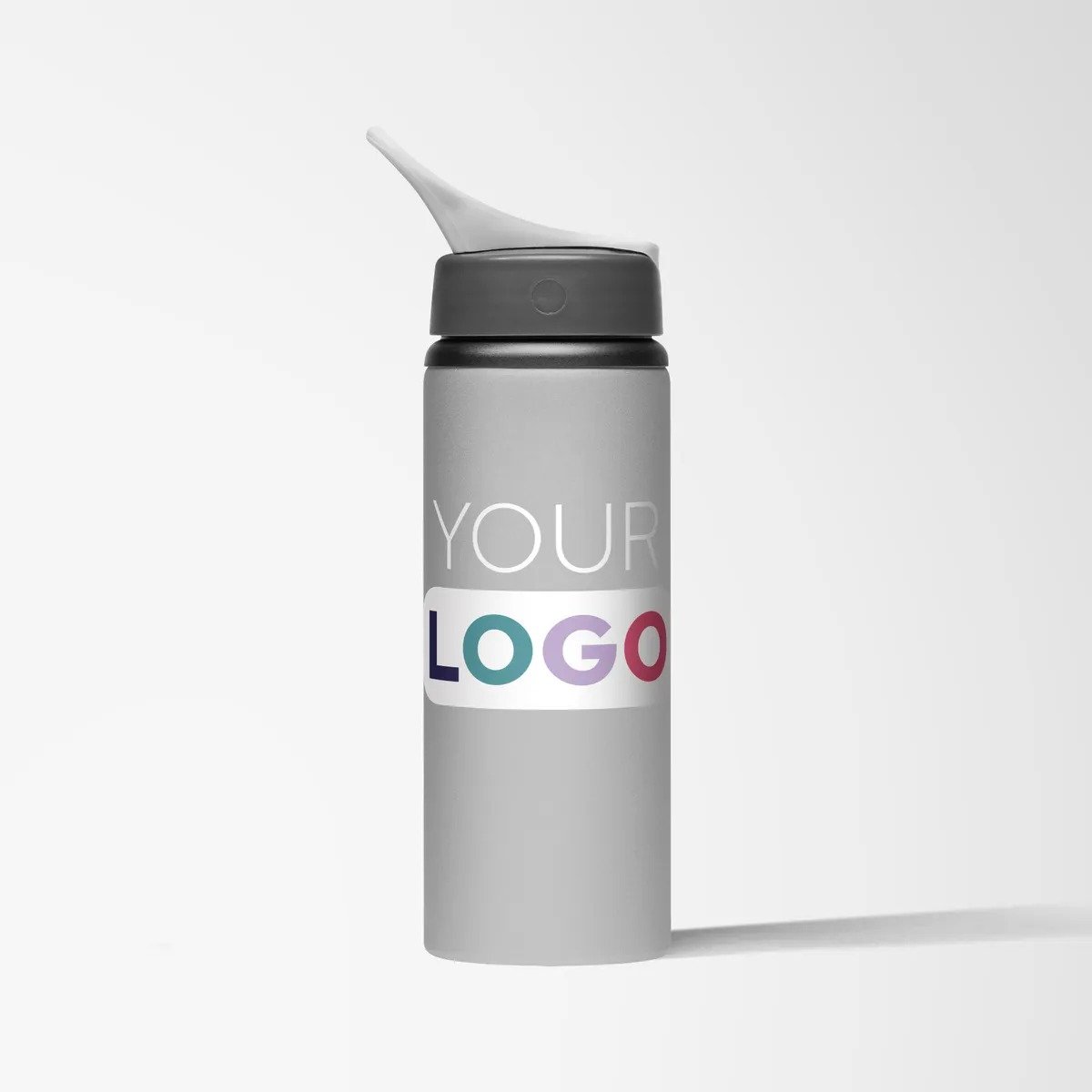 Full Color 24 oz. Aluminum Posy Water Bottle