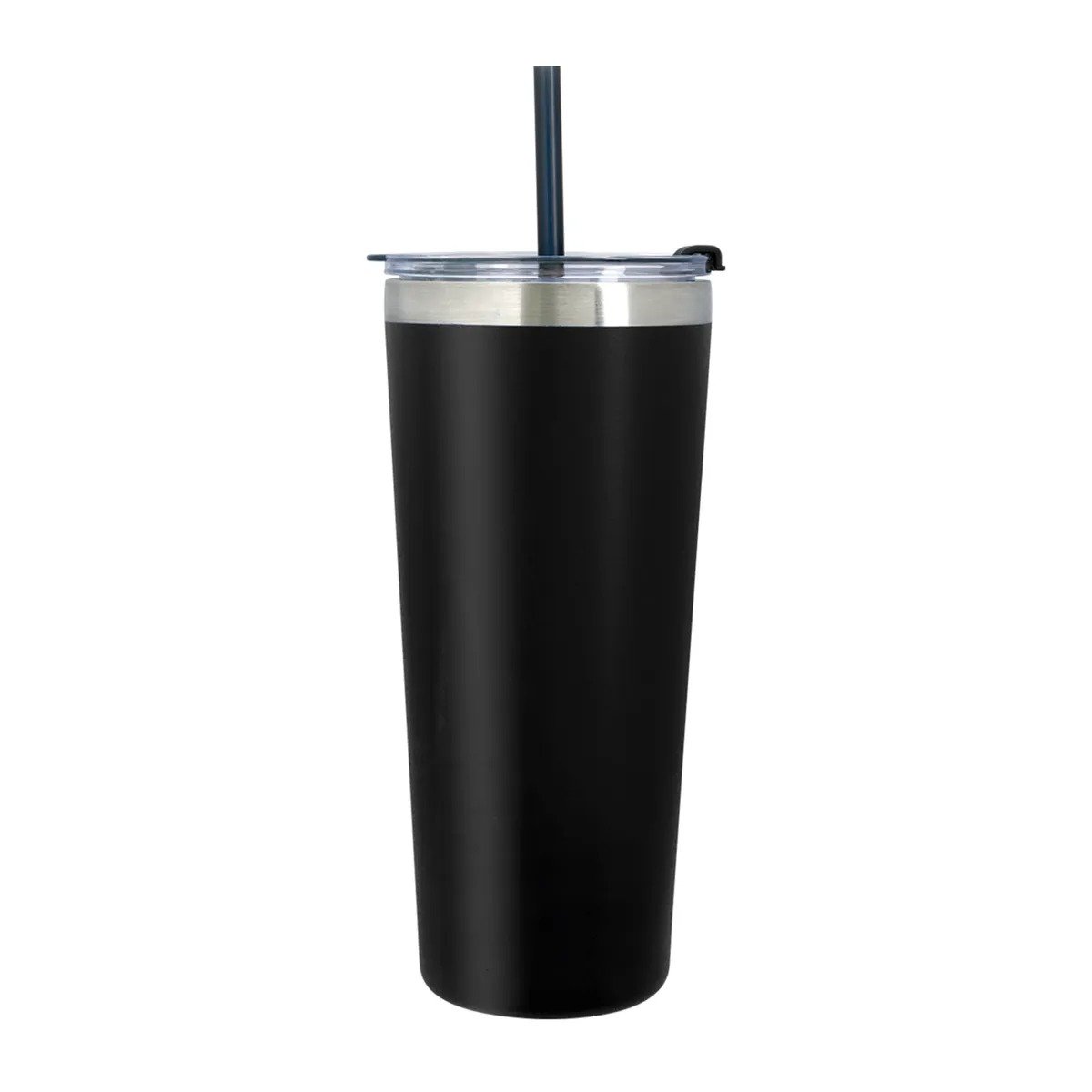 Full Color 22 oz. Stainless Steel Tumbler with Straw - Image 2