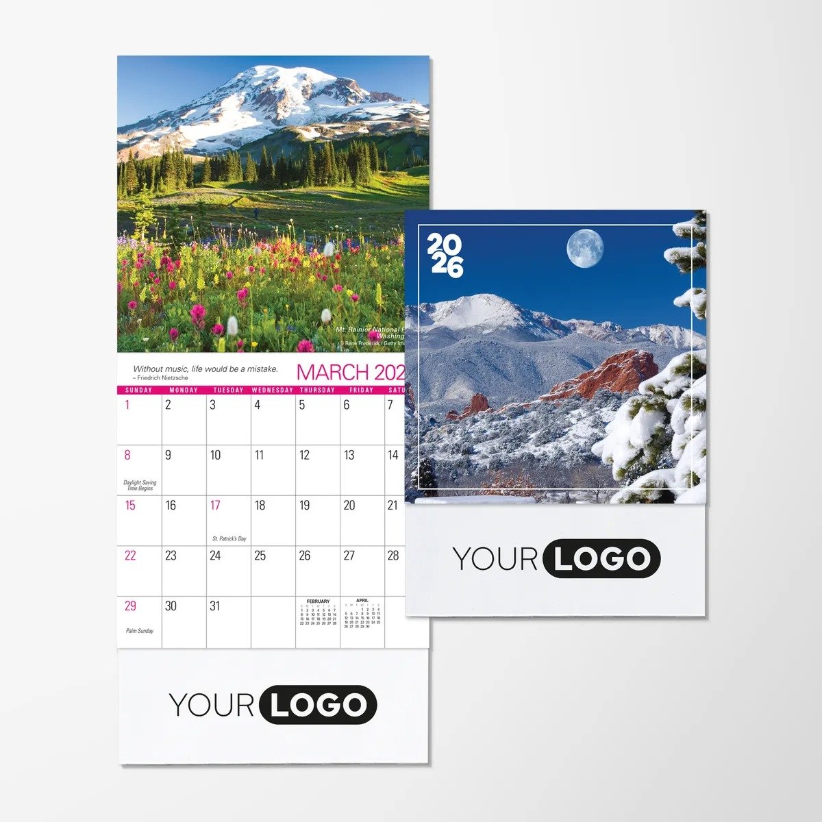 Mini Reflections Wall Calendar - Image 3