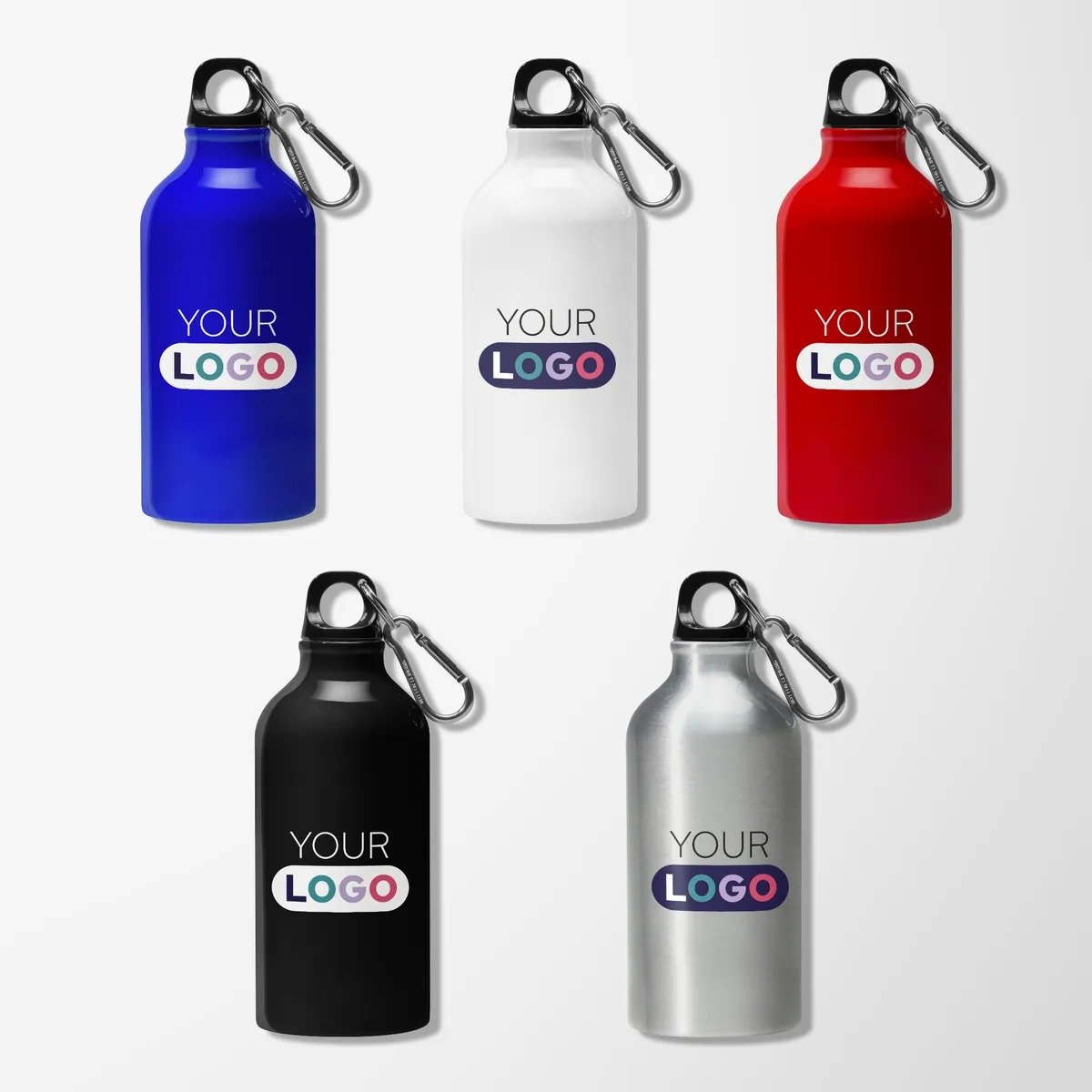 Full Color 17 oz. Aspen Water Bottle with Carabiner - Image 6