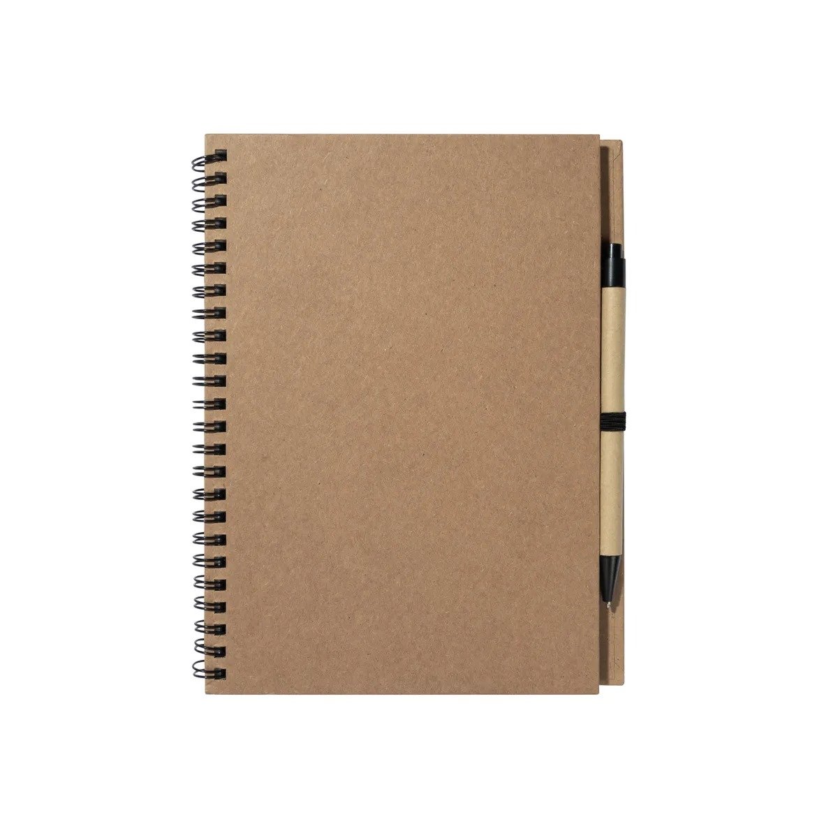 Eco 8.6 X 6.5 Kraft Spiral Notebook and Pen - Image 2