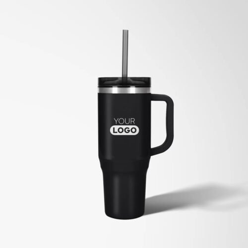 40 oz. Thor Recycled Travel Mug with Straw