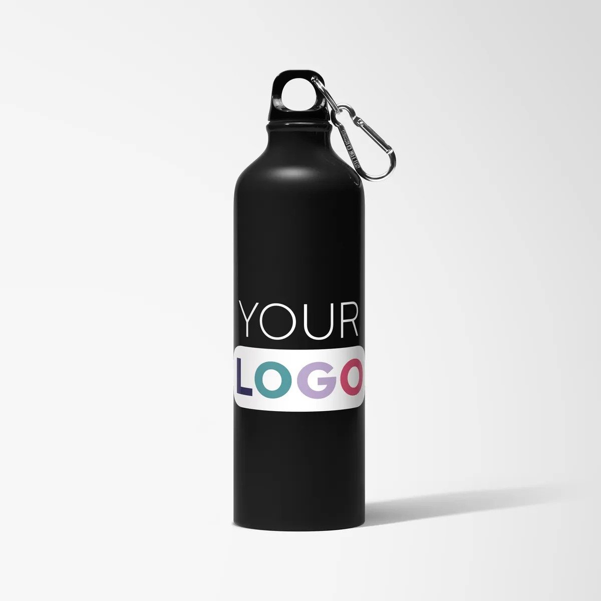 Full Color 26 oz. Aspen Water Bottle with Carabiner - Image 3