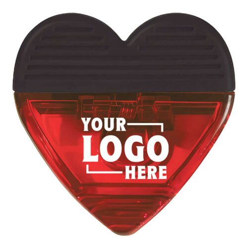 Heart Shaped Magnetic Clip with Grip
