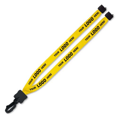 Full Color Lanyard with Plastic Swivel Hook and Convenience Release