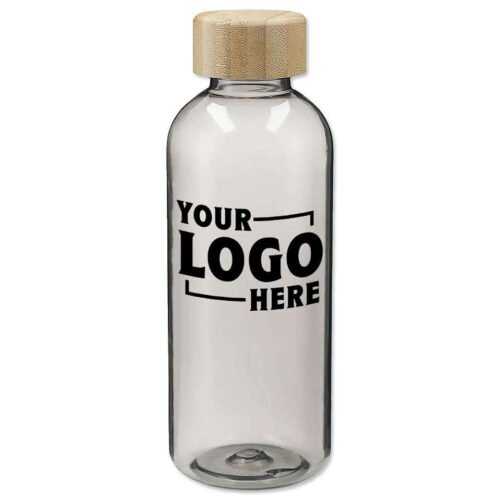 22 oz. Sona Recycled Water Bottle with Bamboo Lid