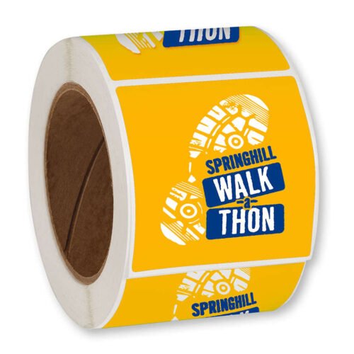 Full Color 3" Square Roll Labels (Roll of 500)