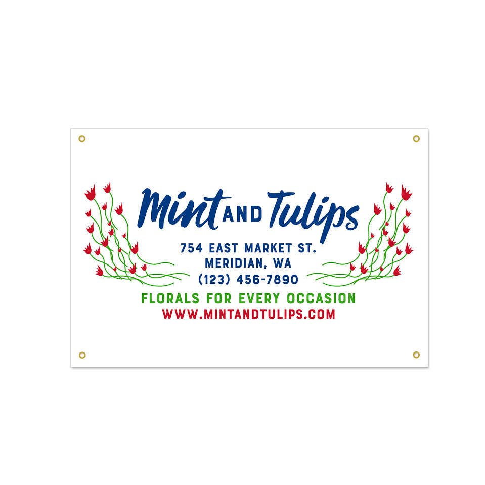 Full Color 3' x 2' Vinyl Banner