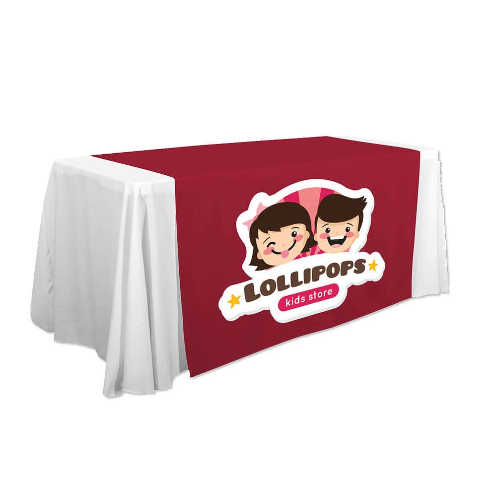 Full Color 57" LazerLine Table Runner