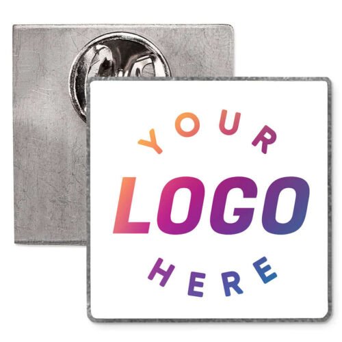 1" Square Lapel Pin
