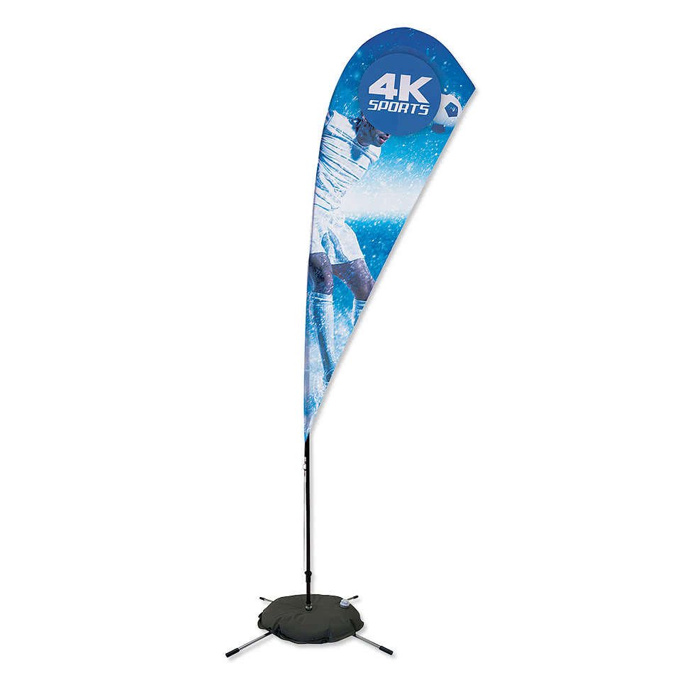 8’ Streamline Teardrop Flag with Cross Base - Image 5
