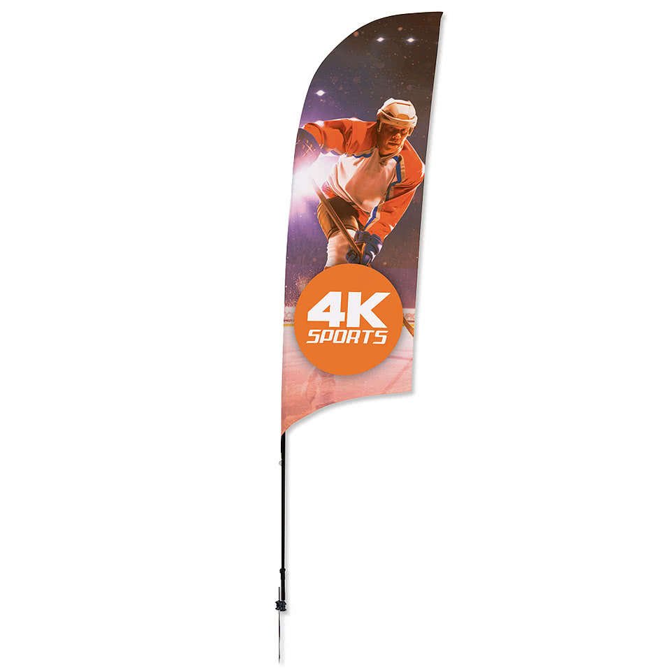 9’ Streamline Razor Flag with Ground Spike - Image 3