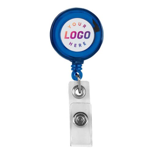 Retractable Badge Holder with Laminated Label