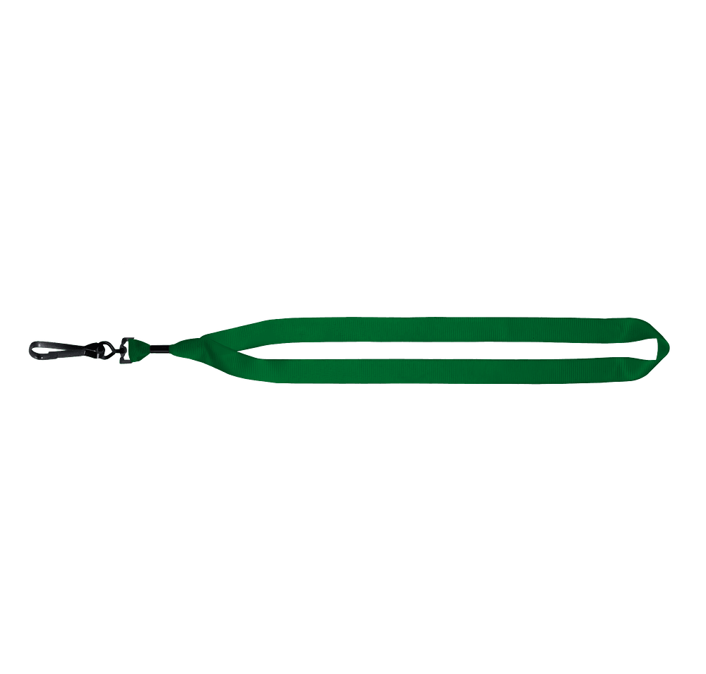 Recycled Lanyard with Metal Crimp and Swivel Hook - Image 3