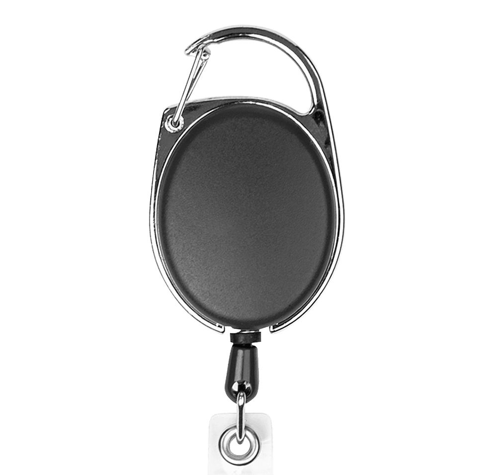 Retractable Badge Holder with Carabiner - Image 4