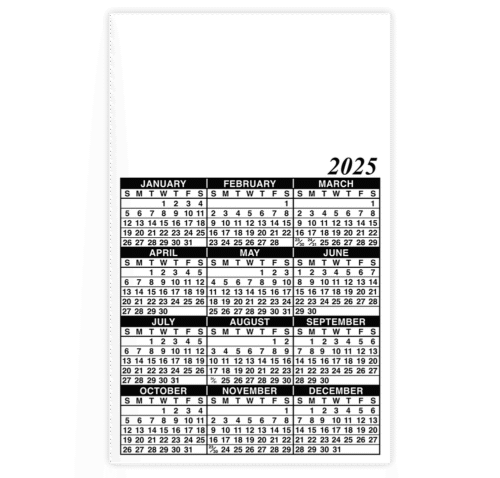 Full Color Calendar Magnet - .036"