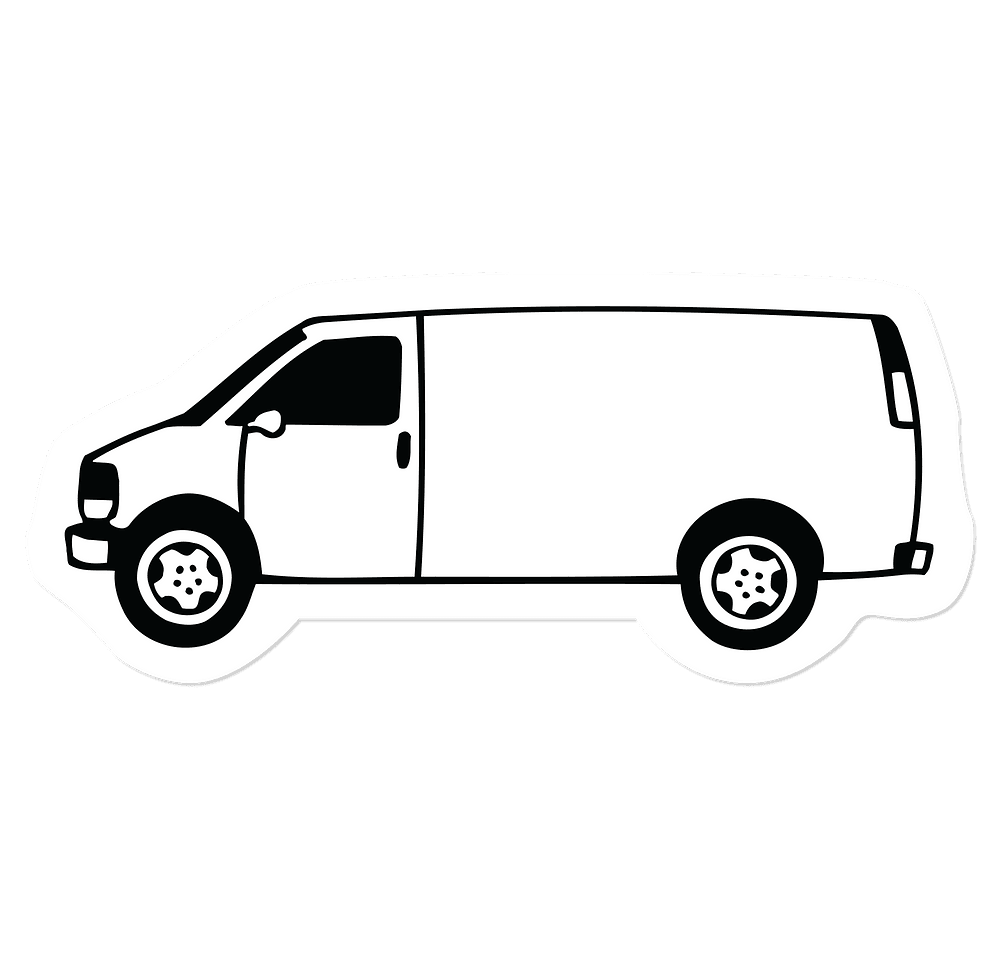 Full Color Van Refrigerator Magnet - .036" - Image 3