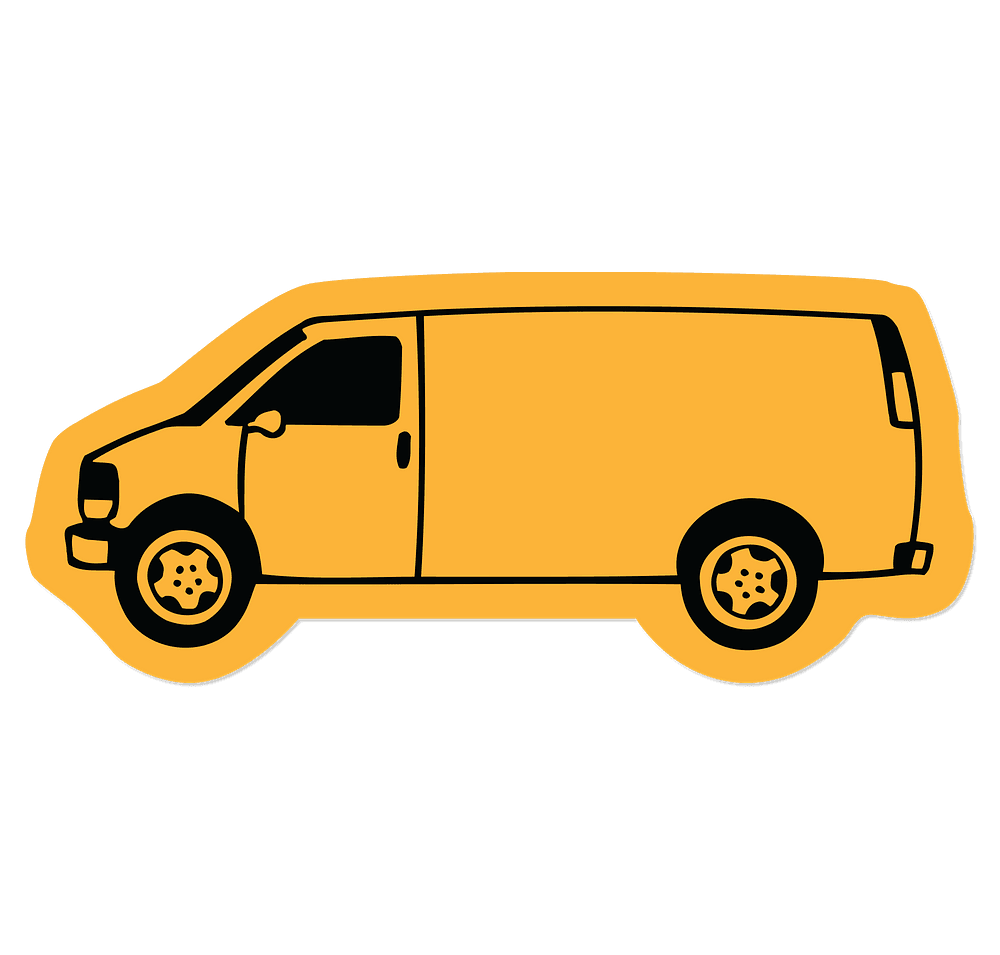 Full Color Van Refrigerator Magnet - .036" - Image 2