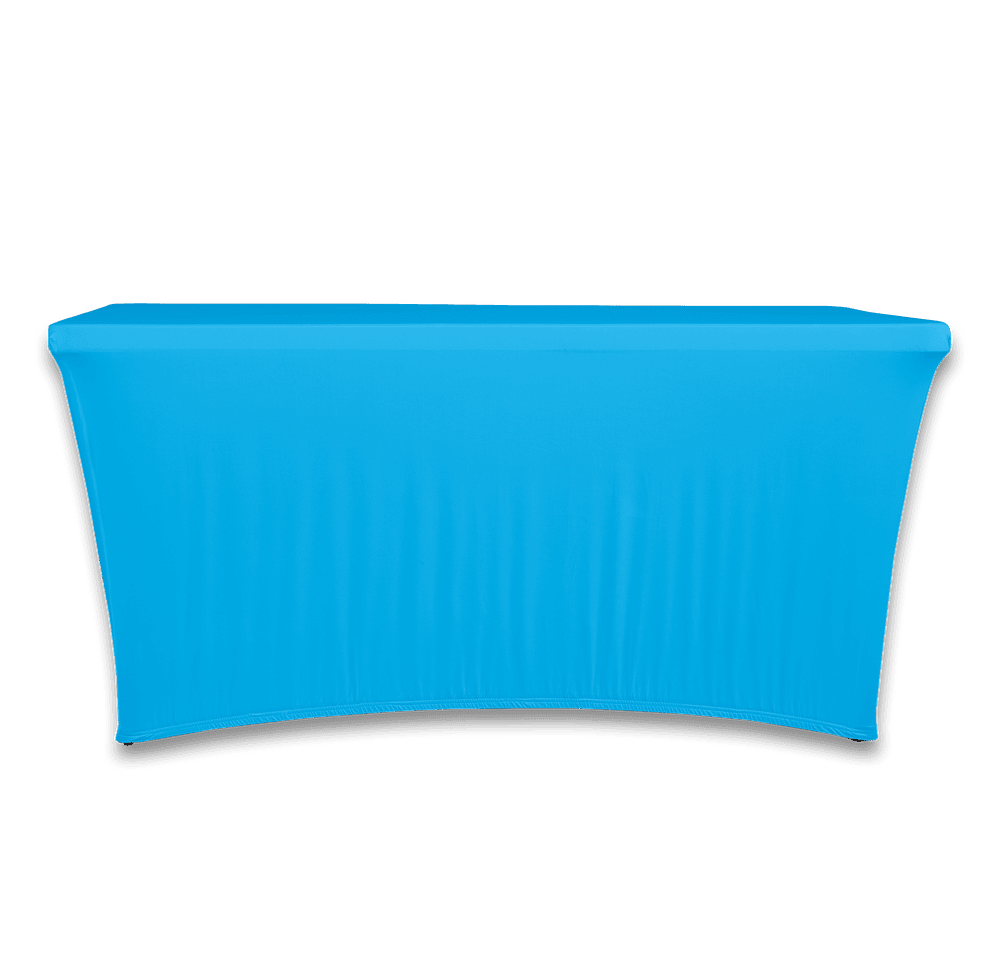 Full Color 6' Ultrafit Curve Open-Back Stretch Tablecloth - Image 6