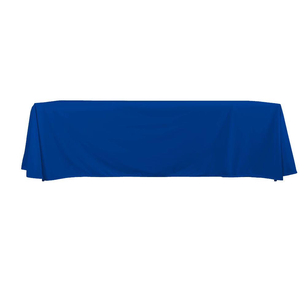 Full Color 8' Eco-Wise 4-Sided Throw Tablecloth - Image 2