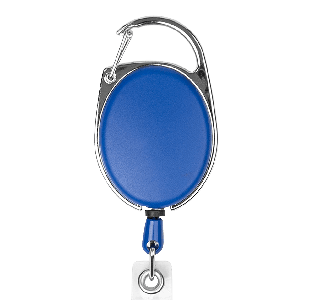 Retractable Badge Holder with Carabiner - Image 2