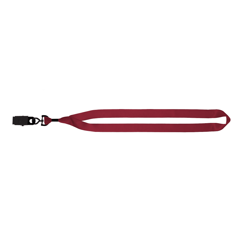 Lanyard with Metal Crimp Metal Swivel Bulldog Clip - Image 4