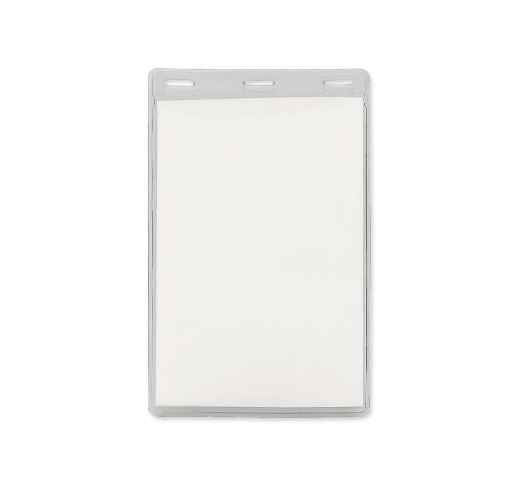 4" x 6" Vertical Vinyl Badge Pouch - Image 4