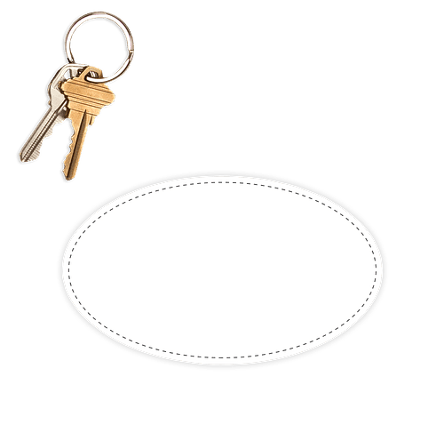 5.75 in. x 3.375 in. Oval Car Magnet w/ contrast trim - Image 5
