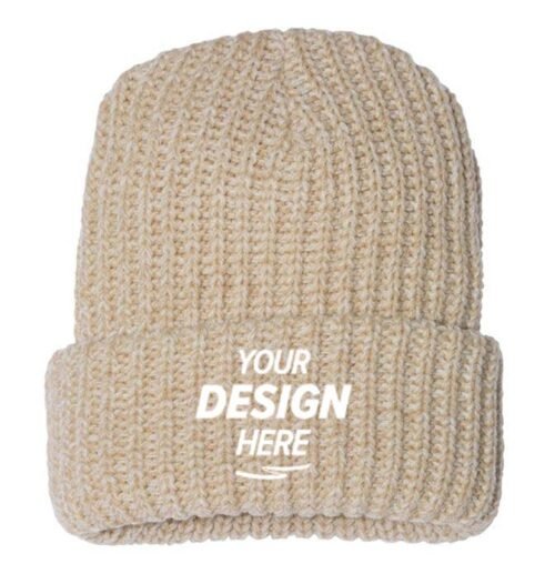Chunky Knit Cuffed Beanie
