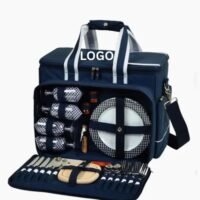 Outdoor Hiking Picnic Bag with Cooler Compartment