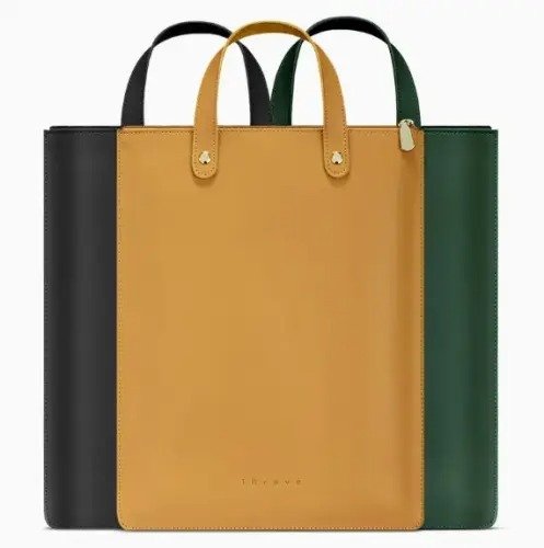 Waterproof Genuine Leather Briefcase Laptop Sleeve Bag - Image 2