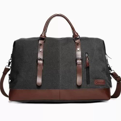 Travel Carry on Duffel Bags Plus Handbag Leather Handle - Image 2